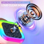 Mini Taşınabilir Bluetooth Karaoke Hoparlör Kablosuz Mikrofon Ses Bombası - 7