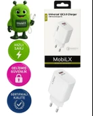 MobiLX QC 3.0 Universal Şarj Başlığı – USB Travel Charger EU | Model: M-05 - 1