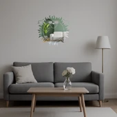 Kırmızı Gözlük Takan Dinlenen Güneş  Aynalı Tablo - 4