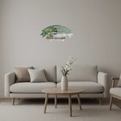 Okula Dönüş Otobüsü Dekoratif Aynalı Tablo - 1