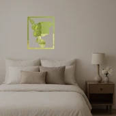 Estetik Çiçek Desenli Dekoratif Duvar Panosu - 2