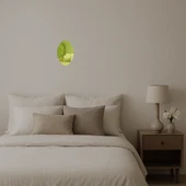 Oval Desenli Dekoratif Altın Aynalı Tablo - 2