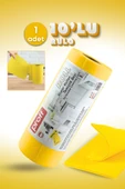 2 Adet 10'lu Rulo %100 Mikrofiber Kopar Kullan Çok Amaçlı Temizlik Bezi - Ekonomik ve Pratik Hijyen - 1