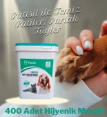 Kedi Köpek Için Hijyenik Tüy Ve Pati Temizleme Islak Kova + Yedek Mendil 800 Adet Eko - 5
