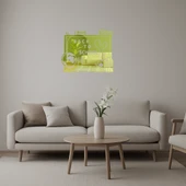 Okula Dönüş Tahtası Dekoratif Altın Aynalı Tablo - 1