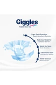Giggles Yetişkin Bel Bantlı Hasta Bezi Extralarge 60 Adet - 3