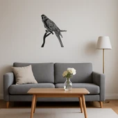 Tropikal Macaw Papağan Dekoratif MDF Tablo - 4