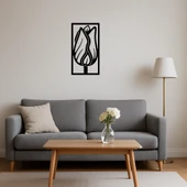 Çiçek Desenli Dekoratif Duvar Tablosu - 4