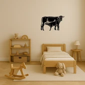 Boğa ve Buzağı Dekoratif Tablo - 3