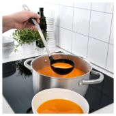 3 Parça Mutfak Gereçleri Seti, Paslanmaz Çelik İkea Kepçe,Spatula,Kaşık Set - 4