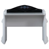 Çalışma Masası, Sports Arabalı Yatak Uyumlu Çalışma Masası - Beyaz thumbnail 2