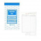 Adisyon Fişi Otokopili Çift Nüsha 8x14 1 Adet Gürmat Otokopili Numaralı Adisyon - 1