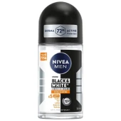 Nivea Men Black & White Güçlü Etki Erkek Roll-On Deodorant 50 ml - 1