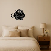 MDF Maymun Figürlü Dekoratif Tablo - 1