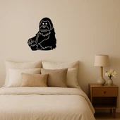 Orangutan Emoji MDF Dekoratif Tablo - 1