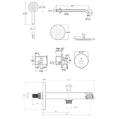 Roca Banyo Seti, Estreia Pack Eco, 5Li, Ankastre, Gaga, A5D257EC0K - 3