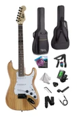 Midex RPH-320WD Ahşap Renk Strat Kasa SSS Elektro Gitar Seti thumbnail 1