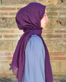 Konfor Bambu Şal Mor– Tok Duruşlu, Kaymaz thumbnail 3