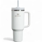 Stanley Quencher  FlowState Tumbler Pipetli Termos 1.18L Buz Beyaz thumbnail 1