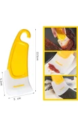 Çizmez Silikon Bulaşık Kazıyıcı Spatula Fırça Tava Tepsi Ocak Yağ Leke Temizleme Hamur Spatulası thumbnail 3