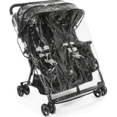 Chicco Ohlala Twin İkiz Bebek Arabası Black Nigth - 6