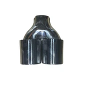 Krom 2’li Yuvarlak Model 90 mm Egzoz Ucu  Paslanmaz Çelik & Sportif Tasarım thumbnail 1