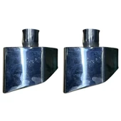 BMW G30 Uyumlu Krom 2’li Elips Model Egzoz Ucu  Paslanmaz Çelik & Sportif Tasarım - 1