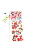 3 ADET STİCKER PARLAK YAPIŞKANLI KIZ ERKEK ÇOCUK TELEFON DEFTER DOLAP AYNA HEDİYE STİCKER - 3