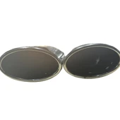 Krom 2’li Elips Model Çift Takım Egzoz Ucu  Paslanmaz Çelik & Sportif Görünüm thumbnail 3