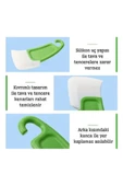 Çizmez Silikon Bulaşık Kazıyıcı Spatula Fırça Tava Tepsi Ocak Yağ Leke Temizleme Hamur Spatulası thumbnail 5