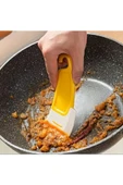 Çizmez Silikon Bulaşık Kazıyıcı Spatula Fırça Tava Tepsi Ocak Yağ Leke Temizleme Hamur Spatulası thumbnail 7