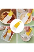Çizmez Silikon Bulaşık Kazıyıcı Spatula Fırça Tava Tepsi Ocak Yağ Leke Temizleme Hamur Spatulası thumbnail 6