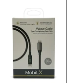 MobiLX 30W Type-C to Lightning Örgülü Şarj Kablosu – Dijital Ekranlı | Model: MU-07 - 2