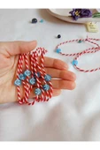 10 ADET MAVİ BONCUKLU MARTENİÇKA BİLEKLİK ŞANS ARKADAŞ SEVGİLİ EŞ ÇOCUK HEDİYE BAHAR BİLEKLİĞİ thumbnail 2