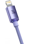 Baseus Crystal Shine 20w 120 Cm Type-c To Lightning Hızlı Şarj Data Kablosu (MOR) - 3
