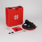 140 Kg Basınç Göstergeli Vakumlu Vantuz Yüksek Güçlü Emiş Cam Seramik Mermer Ağır Yük Taşıma Vakum thumbnail 4