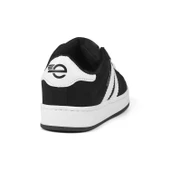 Unisex Siyah Beyaz-Beyaz Bağcıklı Rahat Sneaker Günlük Spor Ayakkabı thumbnail 5