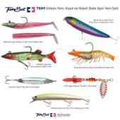 TAMSET Spin Avları İçin Suni Yem ve Kaşık Seti TSM1 - 1