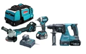 Makita DLX3070TX 18V 5.0AH Akülü 3'lü Kombine Set thumbnail 1