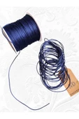 PARAŞÜT İPİ, MAKROME BİLEKLİK KOLYE İPİ RENKLİ LACİVERT  1mm  6 METRE - 3