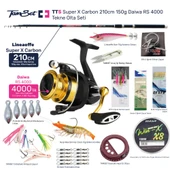 TAMSET RS4000 Super X Carbon 210cm 150g Tekne Olta Seti TT5 - 1