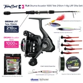 TAMSET Okuma Acuador 1000 Tele 706UL 210cm 1-8g LRF Olta Seti TL4 - 1