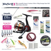 TAMSET SG2 4000 Super X Carbon 210cm 150g Tekne Olta Seti TT6 - 1