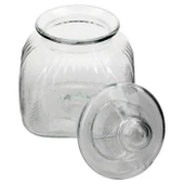 Cam Bakliyat Kavanozu Vakumlu Cam Kapaklı 4 LİTRE thumbnail 3