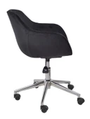 Monev 1 Siyah Kumaş Ev ve Ofis Çalışma Koltuğu - 4