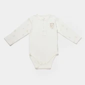 Bibaby Biorganic Koala Jungle Uzun Kol Bebek Body 56973 Mint thumbnail 1