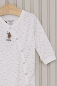 U.S.Polo Erkek Bebek Patikli Tulum USB2024 Krem - 2
