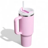 Stanley Quencher FlowState Tumbler Pipetli Termos 1.18L Pembe thumbnail 2