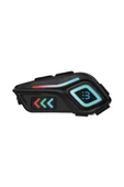 Motor Kask Kulaklık RGB Modlu Motosiklet Kulaklık Su Geçirmez 5.4 Bluetooth Intercom - 1
