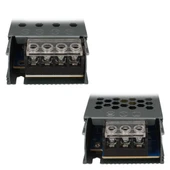 Ayt Ledx ALN-M12125 12 Volt 12.5 Amper 57x24x12mm Ultra Slim Metal Kasa Adaptör Şerit Led Kamera Adaptörü - 4